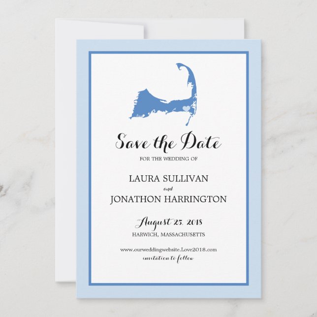 Harwich Wequassett Cape Cod | Hochzeit Save The Date (Vorderseite)