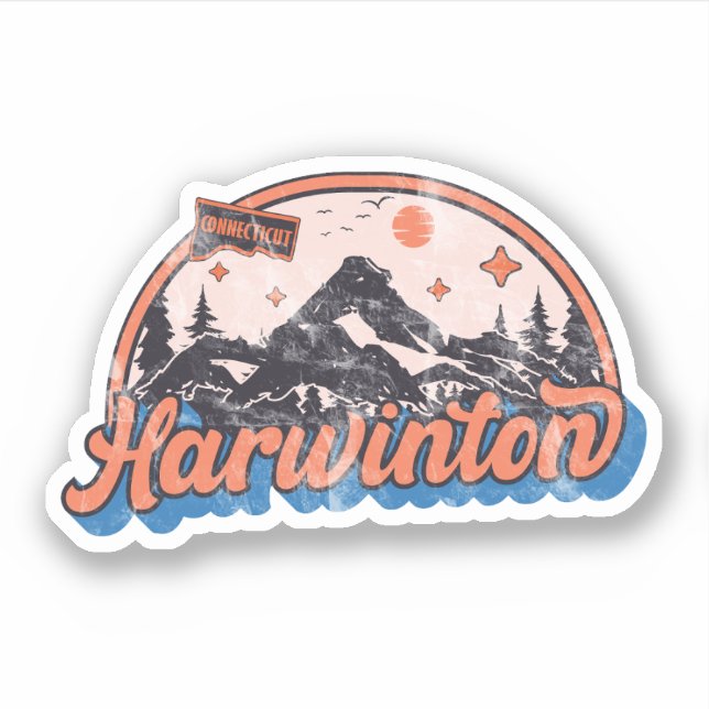 Harwinton, Connecticut Aufkleber (Vorderseite)