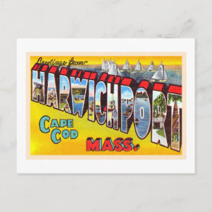 Harwiport Cape Cod Massachusetts MA Alte Postkarte