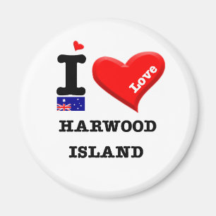 HARWOOD INSEL - I Liebe Magnet