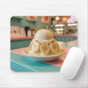 Harz-Bananensundae   Retro-Eisdiele Mousepad