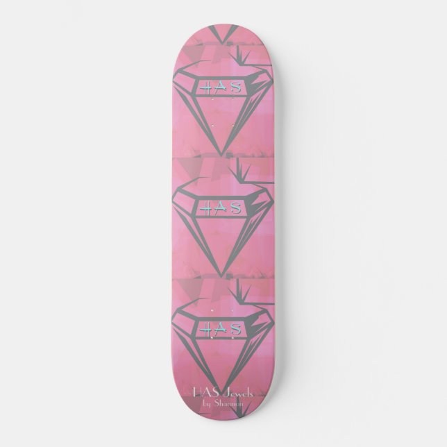 HAS Logo Skateboard Juwelen (Vorderseite)