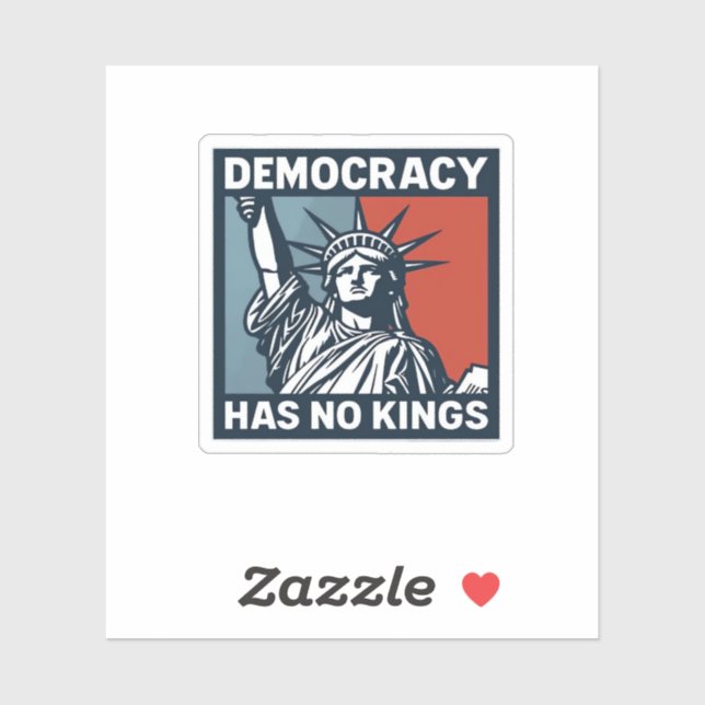 Has No Kings Aufkleber (Blatt)