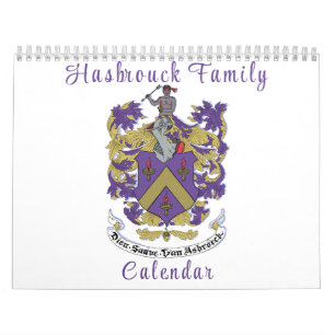 Hasbrouck Familien-Wandkalender Kalender