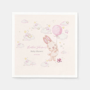 Häschen-Baby-Party Mädchen Serviette
