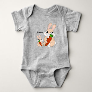 Häschen Baby Strampler