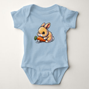 Häschen baby strampler