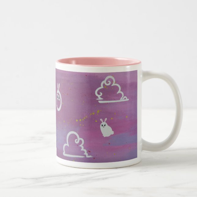 "Häschen bewölkt" Tasse (Rechts)