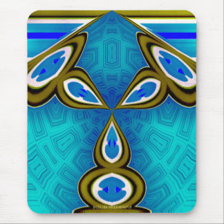 Häschen-blaue Lampe Mousepad