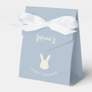 Häschen Einfache Babyparty Blau Geschenkschachtel