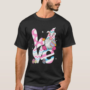 Häschen-Gnom Liebe Frohen Ostertag Für Kinder Mädc T-Shirt
