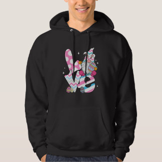 Häschen-Gnom-Liebe Froher Ostertag für Kinder Mädc Hoodie