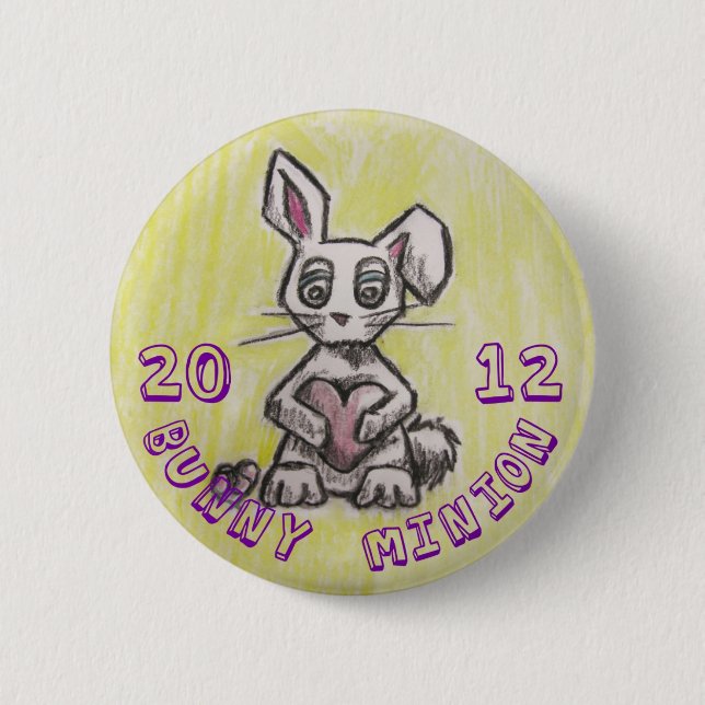 Häschen-Günstling 2012 Button (Vorderseite)