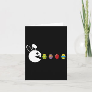 Häschen Happy Ostern Eierjagd Videospiel Gamer  Karte