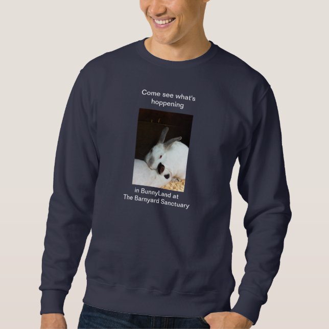 Häschen in BunnyLand am Barnyard-Schongebiet Sweatshirt (Vorderseite)