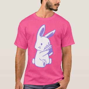 Häschen-Kaffee (Lila) T-Shirt