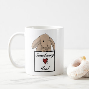 Häschen-Kaffee/Tee-Tasse - Somebunny Lieben Sie! Tasse