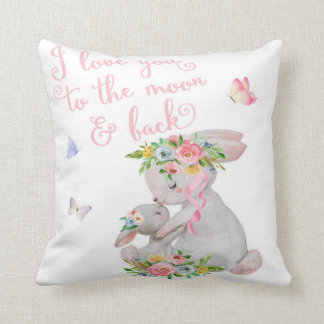 Häschen-Kaninchen Boho Kissen
