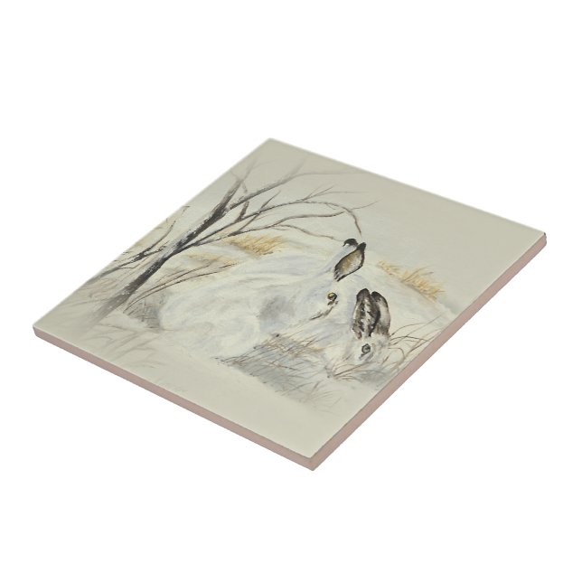 Häschen/Kaninchen Fliese (Seite)