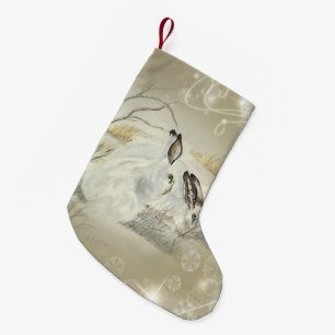 Häschen/Kaninchen-WeihnachtsStrumpf Kleiner Weihnachtsstrumpf