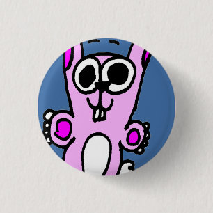 Häschen-Knopf Button