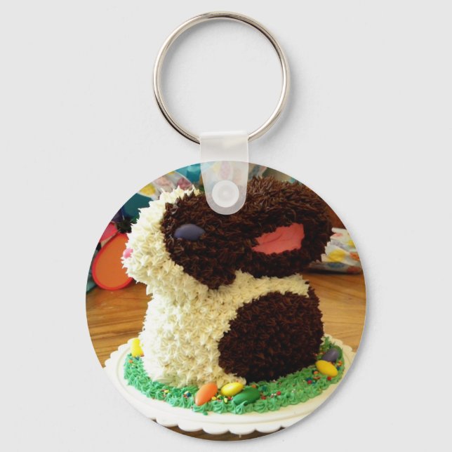 Häschen-Kuchen II Schlüsselanhänger (Vorderseite)