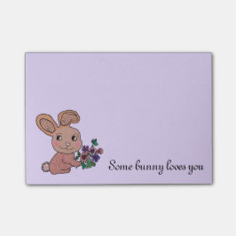 Häschen-Lächeln Posten-it® Anmerkungen Post-it Klebezettel