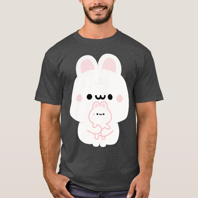 Häschen Liebe Freunde T-Shirt (Vorderseite)