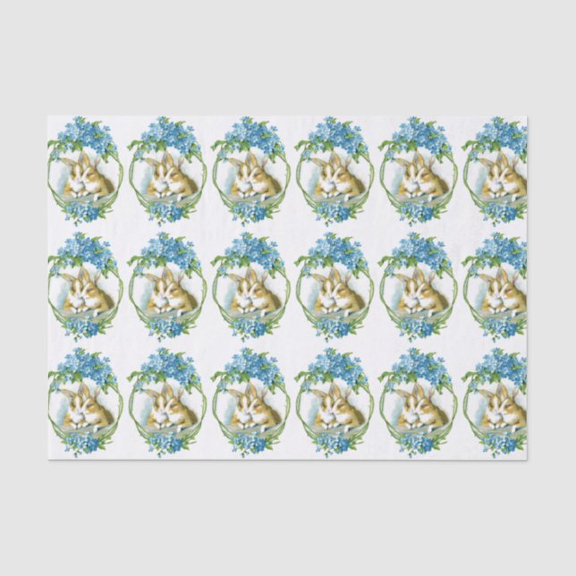 Häschen-Liebe Seidenpapier (Vorderseite)