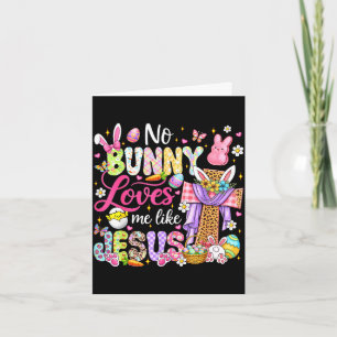 Häschen liebt wie Jesus Ostern christliche Kinder Karte