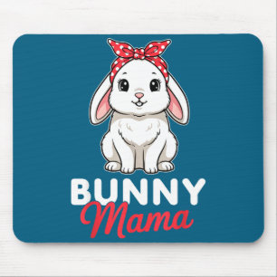 Häschen-Mama Frauen Hase Kaninchen Häschenliebhabe Mousepad