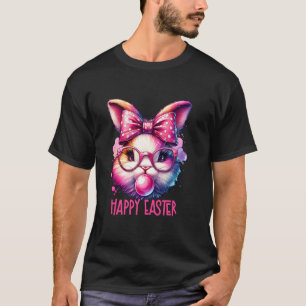 Häschen mit Brille, das Bubble Gum bläst, Frauen N T-Shirt