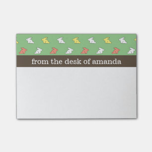 Häschen-Muster Post-it Klebezettel