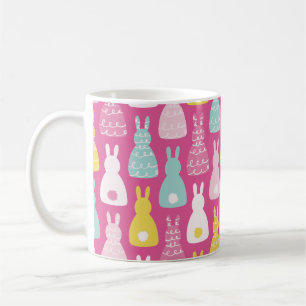 Häschen-Ostern-Muster Kaffeetasse
