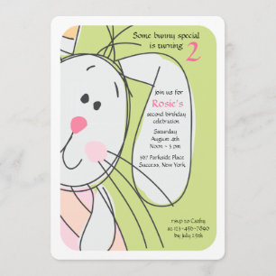 Häschen-Verstecken-Einladung Einladung