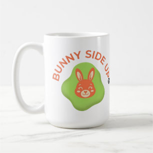 Häschen von oben Retro-Oster-Ei Grafikdesign Kaffeetasse