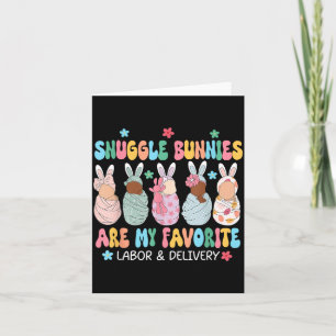 Häschen zum Kuscheln sind das Lieblings-Ostern zur Karte