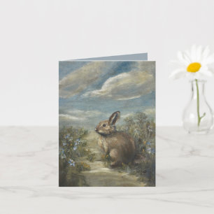 Häschenallee [leer] 4 x 5,6" karte