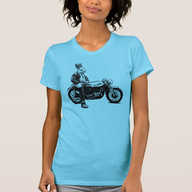 Häschenradfahrer T-Shirt (Vorderseite)