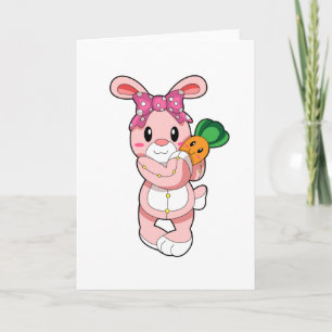 Hase als Spielzeug Karte