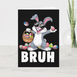 Hase Easter Ostern Hopping Dabbing Bunny Osterhase Karte