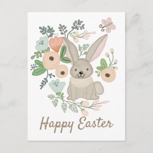 Hase im Busch Postkarte