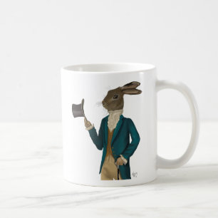 Hase in Türkis, Coat 2 Tasse