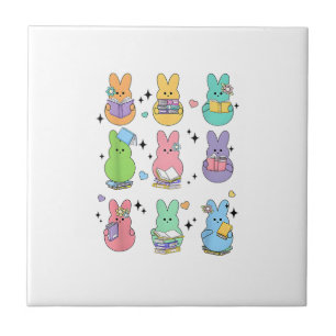 Hase liest Bücher Ostertag Bibliothekar Lehrer B Fliese