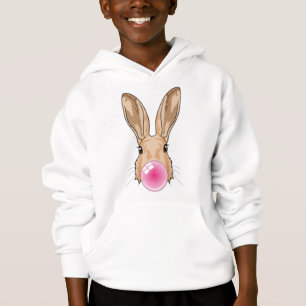 Hase mit Kaugummi Hoodie