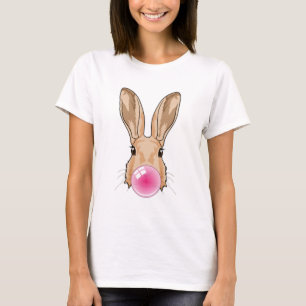 Hase mit Kaugummi T-Shirt