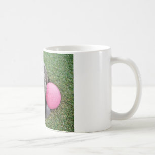 Hase mit rosa blaugelbem Ei Tasse