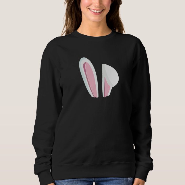 Hase mit Schlappohren Ostern Oder Meist Lampen Mot Sweatshirt (Vorderseite)