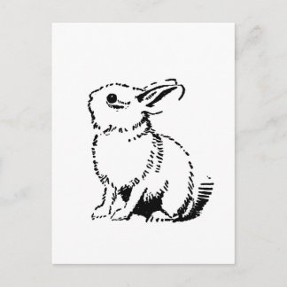 Hase Postkarte