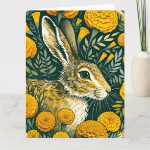 Hase Ringelblume Karte